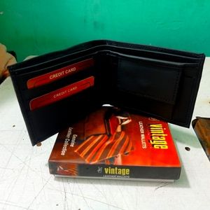 Pure leather wallet